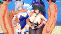 [AcidRaiN] 【NTR】Musashi &amp; Shinano x Mob Group【Azur Lane】